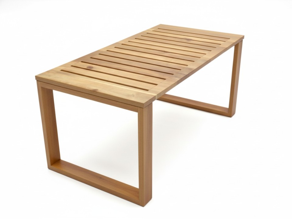 Premium Acacia Wood Kitchen Shelf Helper - Slatted Modern Design